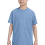 Jerzees Youth Dri-Power Moisture Wicking Short Sleeve Crewneck T-Shirt - Light Blue