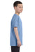 Jerzees 29B Youth Dri-Power Moisture Wicking Short Sleeve Crewneck T-Shirt Light Blue Side