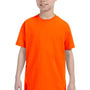 Jerzees Youth Dri-Power Moisture Wicking Short Sleeve Crewneck T-Shirt - Safety Orange