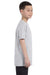 Jerzees 29B Youth Dri-Power Moisture Wicking Short Sleeve Crewneck T-Shirt Ash Grey Side