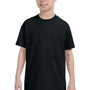 Jerzees Youth Dri-Power Moisture Wicking Short Sleeve Crewneck T-Shirt - Black