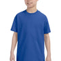 Jerzees Youth Dri-Power Moisture Wicking Short Sleeve Crewneck T-Shirt - Royal Blue