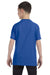 Jerzees 29B Youth Dri-Power Moisture Wicking Short Sleeve Crewneck T-Shirt Royal Blue Back