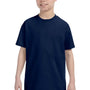 Jerzees Youth Dri-Power Moisture Wicking Short Sleeve Crewneck T-Shirt - Navy Blue