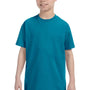 Jerzees Youth Dri-Power Moisture Wicking Short Sleeve Crewneck T-Shirt - California Blue