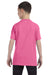 Jerzees 29B Youth Dri-Power Moisture Wicking Short Sleeve Crewneck T-Shirt Neon Pink Back