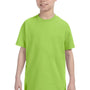 Jerzees Youth Dri-Power Moisture Wicking Short Sleeve Crewneck T-Shirt - Neon Green