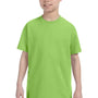 Jerzees Youth Dri-Power Moisture Wicking Short Sleeve Crewneck T-Shirt - Kiwi Green