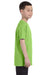 Jerzees 29B Youth Dri-Power Moisture Wicking Short Sleeve Crewneck T-Shirt Kiwi Green Side