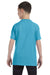 Jerzees 29B Youth Dri-Power Moisture Wicking Short Sleeve Crewneck T-Shirt Aquatic Blue Back