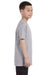 Jerzees 29B Youth Dri-Power Moisture Wicking Short Sleeve Crewneck T-Shirt Silver Grey Side
