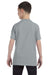 Jerzees 29B Youth Dri-Power Moisture Wicking Short Sleeve Crewneck T-Shirt Heather Grey Back