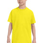 Jerzees Youth Dri-Power Moisture Wicking Short Sleeve Crewneck T-Shirt - Neon Yellow