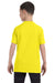 Jerzees 29B Youth Dri-Power Moisture Wicking Short Sleeve Crewneck T-Shirt Neon Yellow Back
