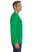 Jerzees 29L Mens Dri-Power Moisture Wicking Long Sleeve Crewneck T-Shirt Kelly Green Side