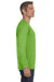 Jerzees 29L Mens Dri-Power Moisture Wicking Long Sleeve Crewneck T-Shirt Kiwi Green Side