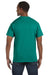 Jerzees 29M Mens Dri-Power Moisture Wicking Short Sleeve Crewneck T-Shirt Jade Green Back