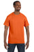Jerzees 29M Mens Dri-Power Moisture Wicking Short Sleeve Crewneck T-Shirt Tennessee Orange Front