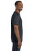 Jerzees 29M Mens Dri-Power Moisture Wicking Short Sleeve Crewneck T-Shirt Charcoal Grey Side