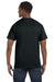 Jerzees 29M Mens Dri-Power Moisture Wicking Short Sleeve Crewneck T-Shirt Black Back