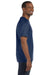 Jerzees 29M Mens Dri-Power Moisture Wicking Short Sleeve Crewneck T-Shirt Navy Blue Side
