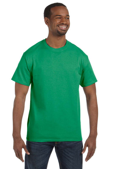 Jerzees 29M Mens Dri-Power Moisture Wicking Short Sleeve Crewneck T-Shirt Kelly Green Front