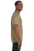 Jerzees 29M Mens Dri-Power Moisture Wicking Short Sleeve Crewneck T-Shirt Khaki Brown Side
