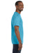 Jerzees 29M Mens Dri-Power Moisture Wicking Short Sleeve Crewneck T-Shirt Aquatic Blue Side