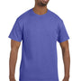 Jerzees Mens Dri-Power Moisture Wicking Short Sleeve Crewneck T-Shirt - Violet