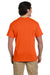 Jerzees 29P Mens Dri-Power Moisture Wicking Short Sleeve Crewneck T-Shirt w/ Pocket Safety Orange Back