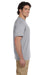 Jerzees 29P Mens Dri-Power Moisture Wicking Short Sleeve Crewneck T-Shirt w/ Pocket Oxford Grey Side