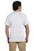 Jerzees 29P Mens Dri-Power Moisture Wicking Short Sleeve Crewneck T-Shirt w/ Pocket Ash Grey Back