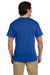 Jerzees 29P Mens Dri-Power Moisture Wicking Short Sleeve Crewneck T-Shirt w/ Pocket Royal Blue Back