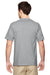 Jerzees 29P Mens Dri-Power Moisture Wicking Short Sleeve Crewneck T-Shirt w/ Pocket Heather Grey Back