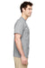 Jerzees 29P Mens Dri-Power Moisture Wicking Short Sleeve Crewneck T-Shirt w/ Pocket Heather Grey Side