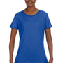 Jerzees Womens Dri-Power Moisture Wicking Short Sleeve Crewneck T-Shirt - Royal Blue - Closeout