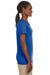 Jerzees 29WR Womens Dri-Power Moisture Wicking Short Sleeve Crewneck T-Shirt Royal Blue Side