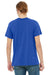 Bella + Canvas 3021 Mens Jersey Short Sleeve Crewneck T-Shirt w/ Pocket Royal Blue Back