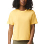 Comfort Colors Womens Short Sleeve Crewneck T-Shirt - Butter Yellow