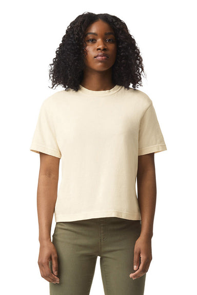 Comfort Colors 3023CL Womens Short Sleeve Crewneck T-Shirt Ivory Front