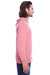 Threadfast Apparel 302Z Mens Full Zip Hooded Sweatshirt Hoodie Red Side