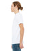 Bella + Canvas 3091 Mens Short Sleeve Crewneck T-Shirt White Side