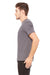 Bella + Canvas 3091 Mens Short Sleeve Crewneck T-Shirt Asphalt Grey Side
