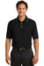 Nike 319966 Mens Classic Dri-Fit Moisture Wicking Short Sleeve Polo Shirt Black Front