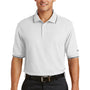 Nike Mens Classic Dri-Fit Moisture Wicking Short Sleeve Polo Shirt - White - Closeout