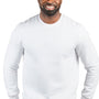 Threadfast Apparel Mens Ultimate Fleece Crewneck Sweatshirt - White