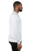 Threadfast Apparel 320C Mens Ultimate Fleece Crewneck Sweatshirt White Side