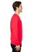 Threadfast Apparel 320C Mens Ultimate Fleece Crewneck Sweatshirt Red Side