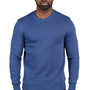 Threadfast Apparel Mens Ultimate Fleece Crewneck Sweatshirt - Navy Blue