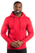 Threadfast Apparel 320H Mens Ultimate Fleece Hooded Sweatshirt Hoodie Red Front